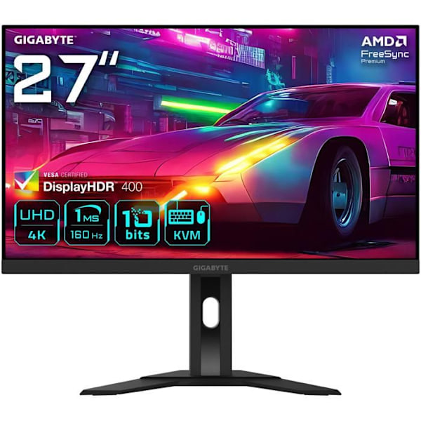 27" Gaming Monitor - GIGABYTE - M27UA - UHD 3840x2160 - 160Hz - 1ms - FreeSync Premium Sort