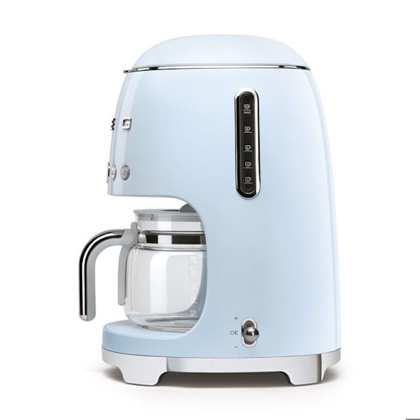 Filterkaffebryggare - SMEG - DCF02PBEU - 10 koppar - 1050W - Azurblå
