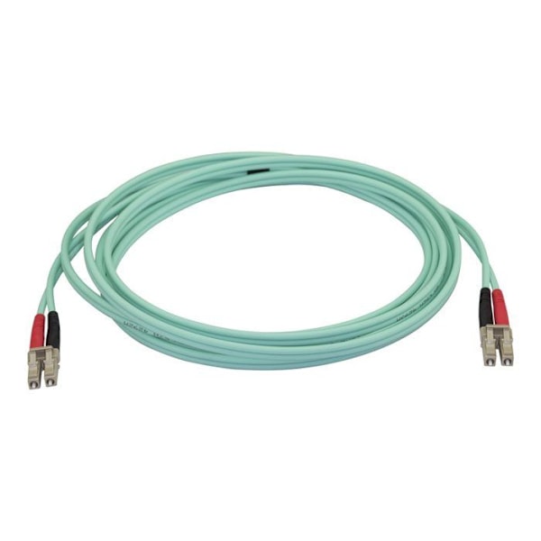 OM4 fiber optic kabel - STARTECH.COM - 3 m - Duplex multimode - 100 Gb - Aqua