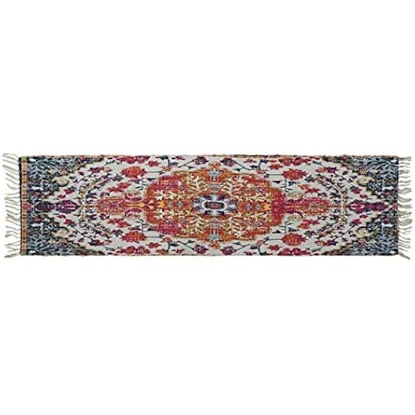 Matta - DKD HEMINNREDNING - Flerfärgad - 60 x 240 cm - Bomull - Inomhus Flerfärgad