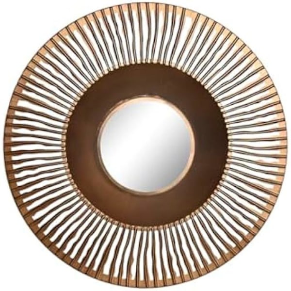 Seinäpeili - HOME ESPRIT - S3056664 - Pyöreä - Monivärinen - 70 cm Flerfärgad