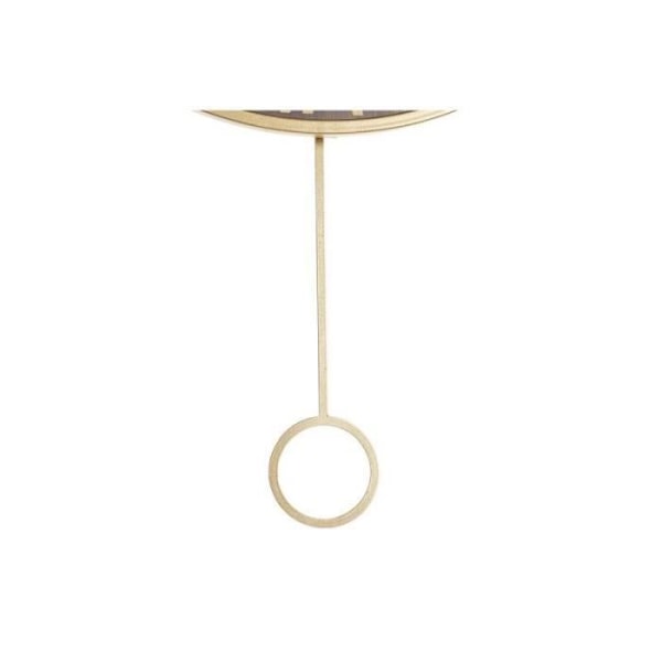 Vægur Thyann sort MDF-jern (40 x 4 x 40 cm)