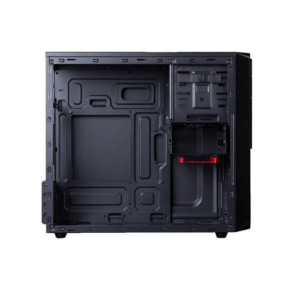 HIDITEC Q9 Pro PC cover - Sort micro ATX mikrotårn - 4 interne båse - 2 USB 3.0 porte