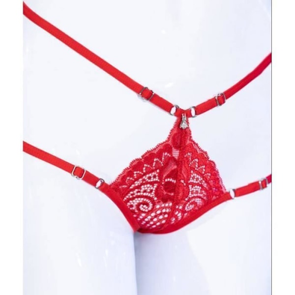 TRINGIT JA HOUSUT Tanga Callista Red Chilirose Röd S / M
