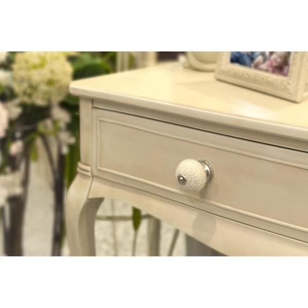 Crackle porcelæn kugle møbelknopper - MÆRKE - Antik model - Beige - H.38 x l.40 x D.40 mm Beige
