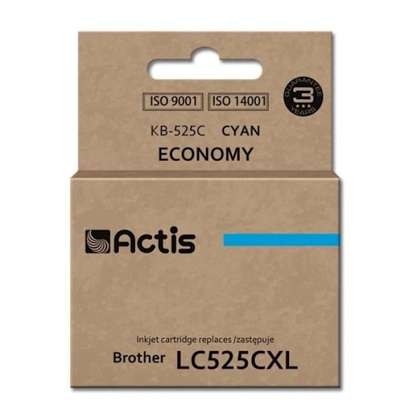 Tonerpatron ACTIS KB-525C til Brother-printer (kompatibel med LC-525C)