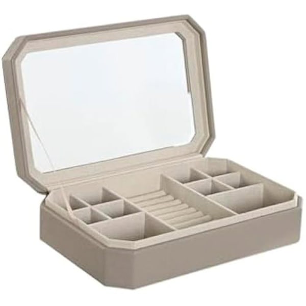 Korurasia - HOME ESPRIT - Beige - Lasi - 21 x 30 x 6 cm - Monivärinen Flerfärgad