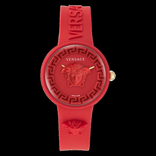 Montre Versace - Unisex - VE6G00723 - Röd Silikon - 39mm - 5 Atm Röd