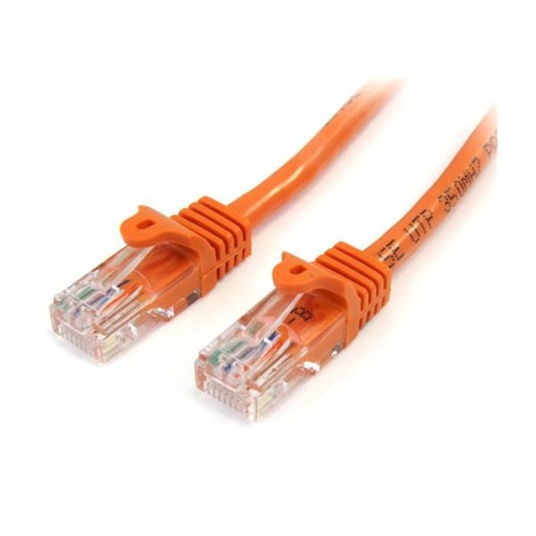 STARTECH Netværkskabel Cat5e UTP uden krokodilleklemme på 1 m - M/M - Orange