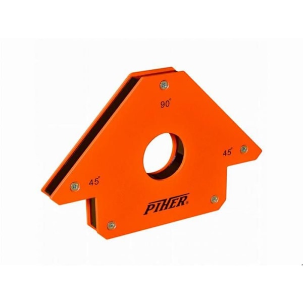 Magneettinen neliö - PIHER - Kapasiteetti 45° - 90° - 2,5 mm teräslevy - Kestomagneetti