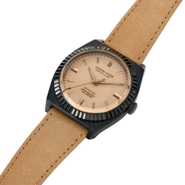 Jason Hyde Amber Crystal herrklocka - Analog kvarts med armband JH10014 6951