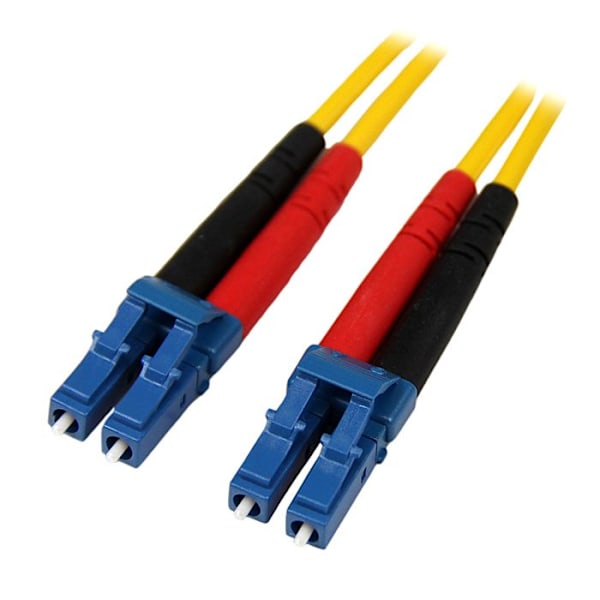 Kuituverkkooptinen kaapeli - STARTECH - LC to LC - Duplex Monomode 9/125 - Keltainen - 10 m Gul
