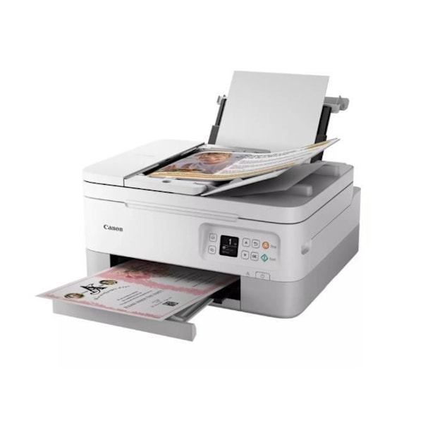 Multifunktionsskrivare - CANON - PIXMA TS7451i - Wi-Fi - 2 FINE-kassetter - Färg - Automatisk Dubbelriktad utskrift