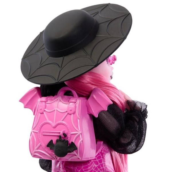 Monster High-Draculaura-dukke med kæledyr og tilbehør HRP64 Flerfärgad
