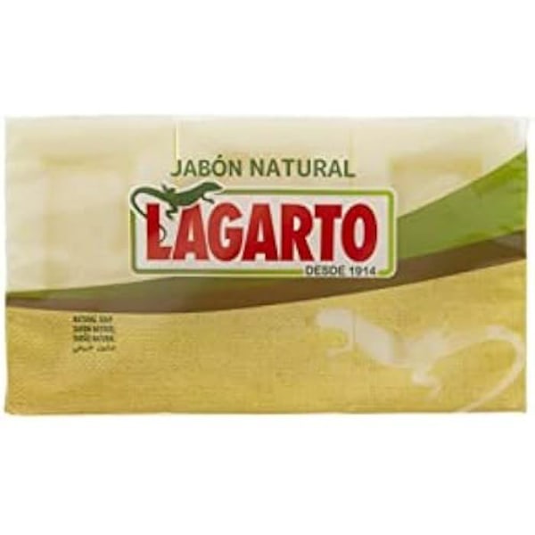 Tvål - LAGARTO - Naturlig Pastille - Förpackning med 3 - 200 g styck - Blandad