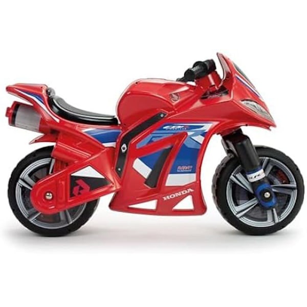 Ride-on motorcykel - INJUSA - Vinder Honda Fireblade - Sporty Design - Brede hjul - Til børn 4-7 år Flerfärgad