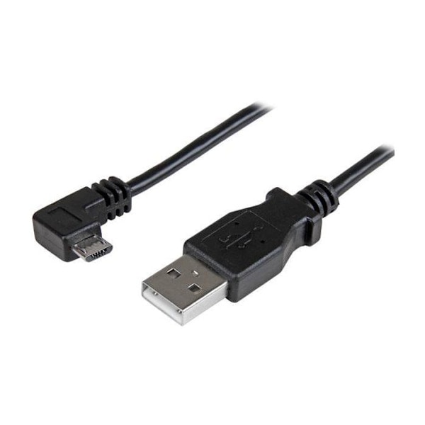 Ladekabel Micro USB - StarTech.com - 1 m - USB-A til Micro-B - L-formet - 0,25 mm²