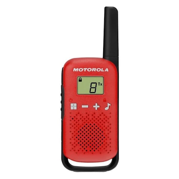 Motorola Red T42 radiopuhelimet - Kantama 4 km - 16 kanavaa - LCD-näyttö Röd