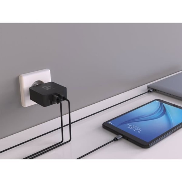 USB-C PD-lader fra Green Cell til Apple MacBook 12, ASUS ZenBook 3 / Flip S, HP Spectre 13 / x360 13 / Envy x2 og andre