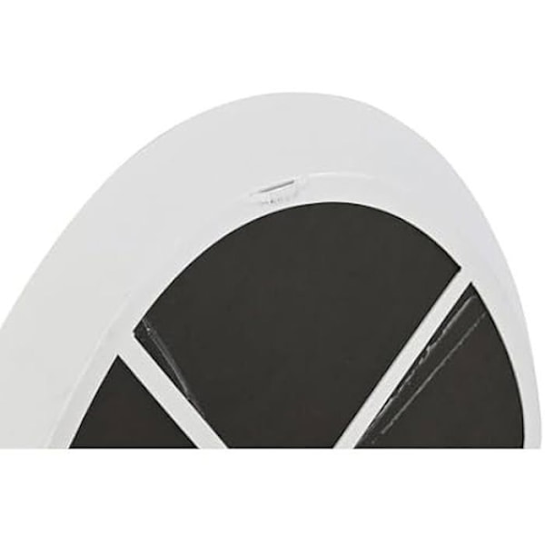 Väggspegel - HOME ESPRIT - Urban - Vit metall - 67 x 64,5 x 9,5 cm - Modern design Flerfärgad