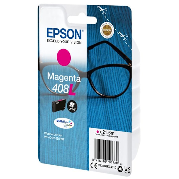 Blækpatron - Epson - 408L - Magenta - Høj kvalitet - 1700 sider