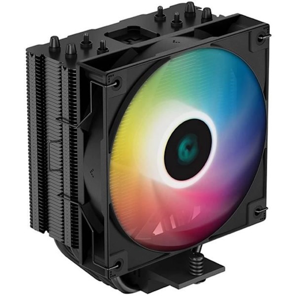 CPU-kylare - DEEPCOOL - Gammaxx AG400 ARGB - 1x120mm - Intel/AMD-kompatibel - Svart Svart, Vit