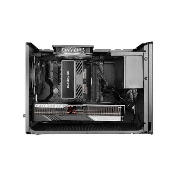 Mars Gaming Mc-xpro Minitorre Microatx Tuulettimen 120mm Yhteensopivuus Psu Atx Ja Sfx Usb-c Musta