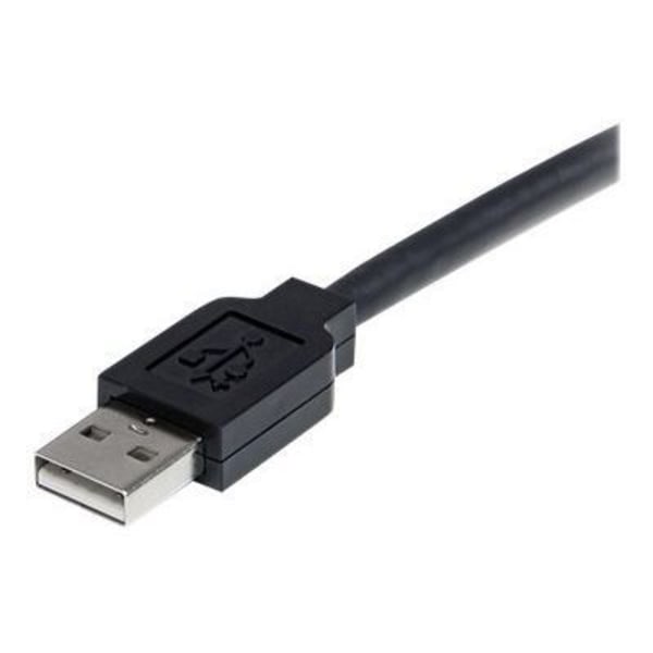 Aktiv USB 2.0 kabel forlænger - STARTECH - 35 m - Afskærmet - Sort