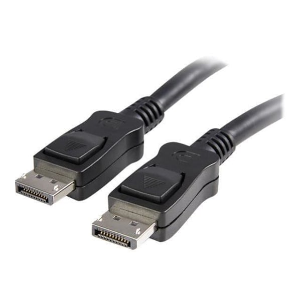 1,8m DisplayPort 1.2 -sertifioitu kaapeli - 4K x 2K - 1,8m DP 1.2 4K -kaapeli lukolla - M / M - DISPLPORT6L