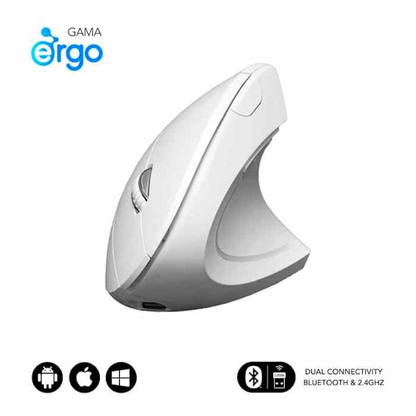 GLIDE VERTICAL ERGO DUAL MOUSE Vit Vit
