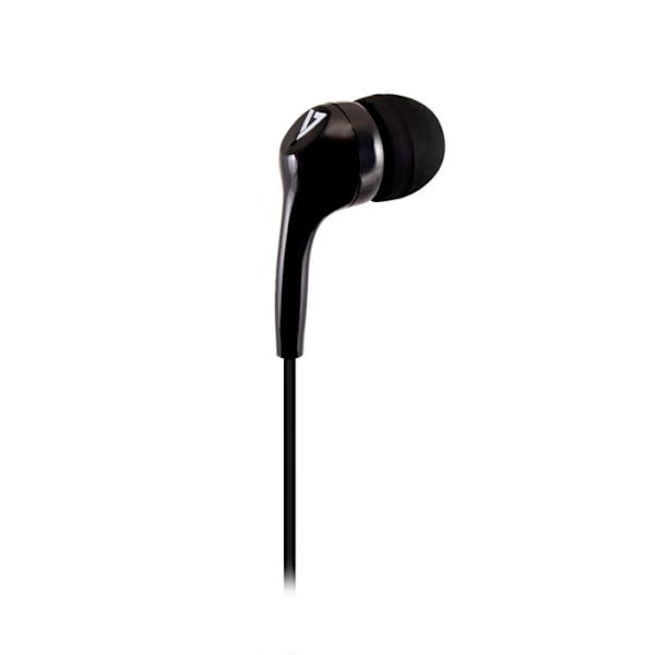 Hovedtelefoner - V7 - HA105-3EB - Kablet - In-ear - 32 Ohm - Sort Svart
