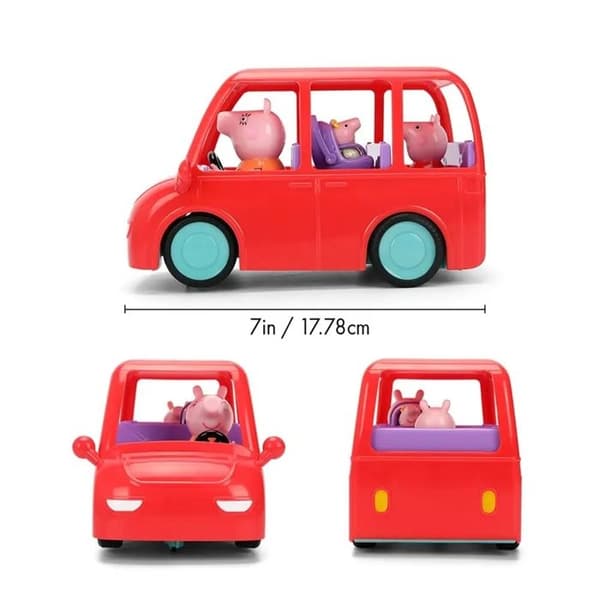 Peppa Pig perheauto Färgad