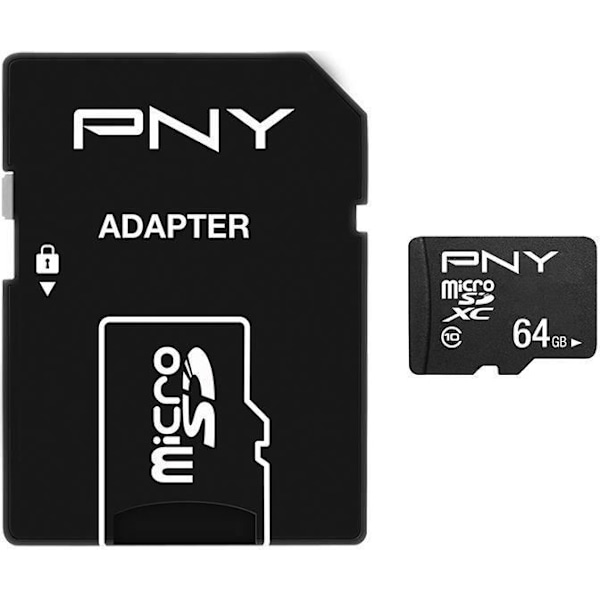 PNY MICROSD -muistikortti 64 Gt PERFORMANCE PLUS C10