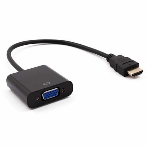 HDMI til VGA Adapter Nilox NXADAP01 Sort 15 cm