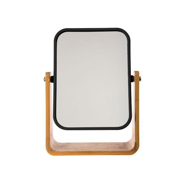 Miroir - FIVE - Naturéo - 16x22cm - Sort bambus - At hænge op Svart