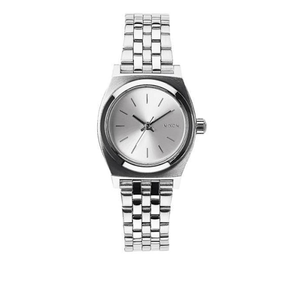 Kello - NIXON - Small Time Teller All Silver - Hopea - Metalli - Kvarts Sølv