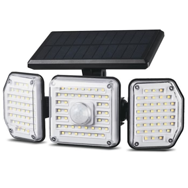 Solcelle LED-lampe med bevægelsessensor Maclean MCE615 3 driftsmuligheder IP65 4W 320 lm 4000K Li-ion 1200 mAh