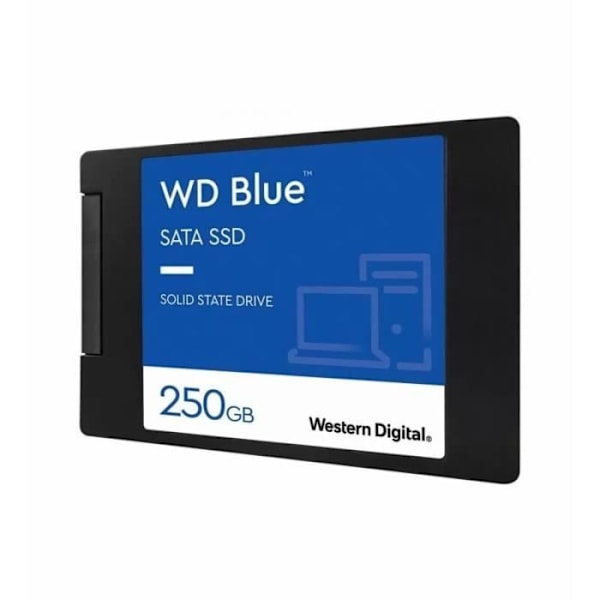 SSD-levy - Western Digital - Blue 250G - 2,5 tuumaa - SATA-600 - 250 Go