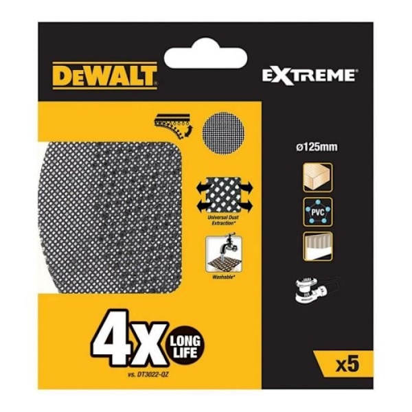 DeWalt Hiomapadin 125mm K60 5 kpl dtm8560de QZ