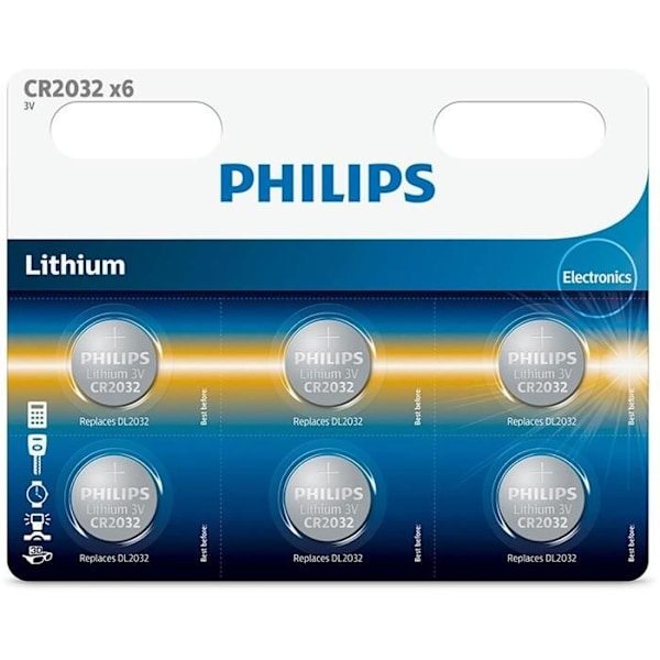 PHILIPS PARISTOT CR2032 X6
