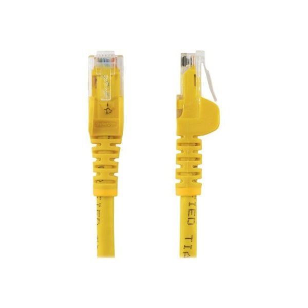 STARTECH Hookless Cat6 UTP-verkkokaapeli - 5 m keltainen - Anti-Snag RJ45 Ethernet-johto - Patch-kaapeli