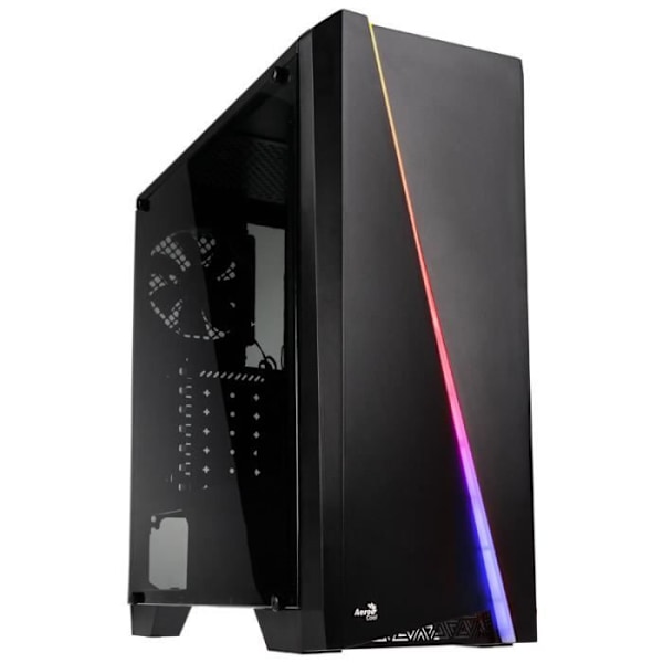 AEROCOOL PC-kotelo Cylon - Musta - Akryyli - ATX-koko (ACCM-PV10012.11) musta