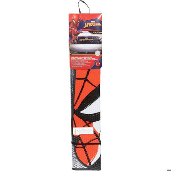 Aurinkosuoja - Marvel - Spiderman - 130 x 70 cm - Maksimaalinen suoja - Mukana imukupit Spindelmannen