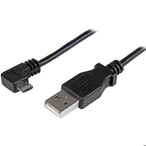 Ladekabel Micro USB - StarTech.com - 1 m - USB-A til Micro-B - L-formet - 0,25 mm²