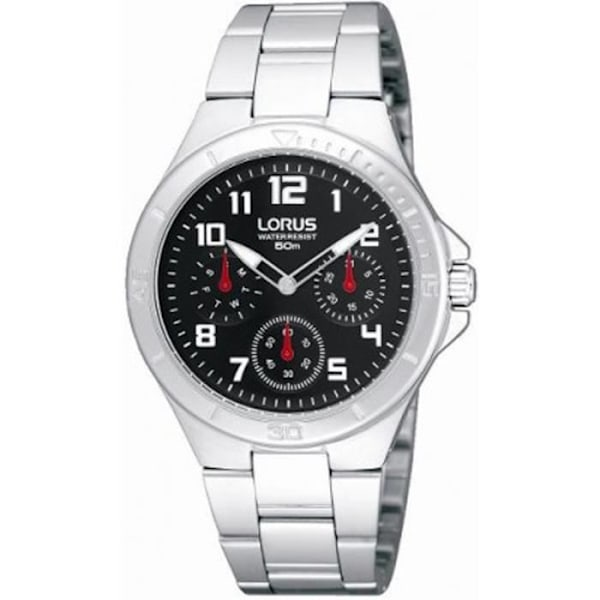 Ur - LORUS - COMUNION RP651BX9 - Kvarts - Analogisk - Unisex - Sort/Sølv Sort, Sølv