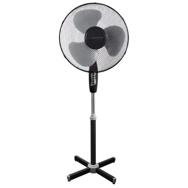 Esperanza Hurricane Gulvventilator Sort/grå 20 x 40 x 130 cm - EHF001KE