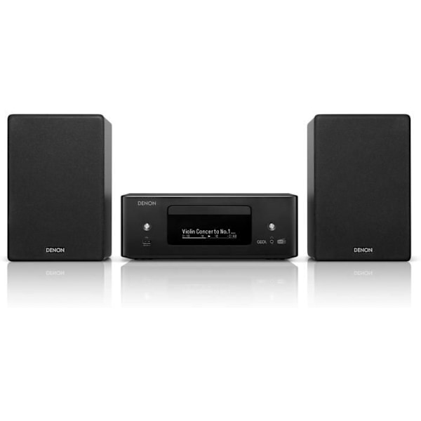 Miniäänijärjestelmä - DENON - Ceol N12DAB - Langaton suoratoisto - HDMI - Hi-Fi-ääni musta