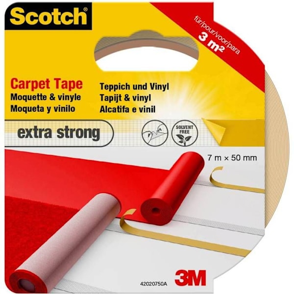 Kaksipuoleinen teippi - Scotch 3M - Erittäin vahva - 50 mm x 20 m - 1 Rulla