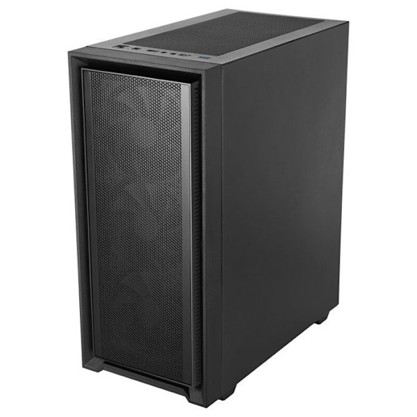 Mars Gaming MC-PMAX, Professionel ATX-taske, 4x FDB 120 mm fans, Mesh-frontpanel, Hærdet glas-sidevindue, sort