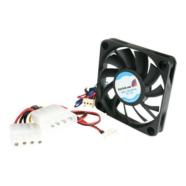 Computer ventilationssæt - STARTECH - 50mm multifunktionsblæser - 8,6 CFM - Kugleleje Sort